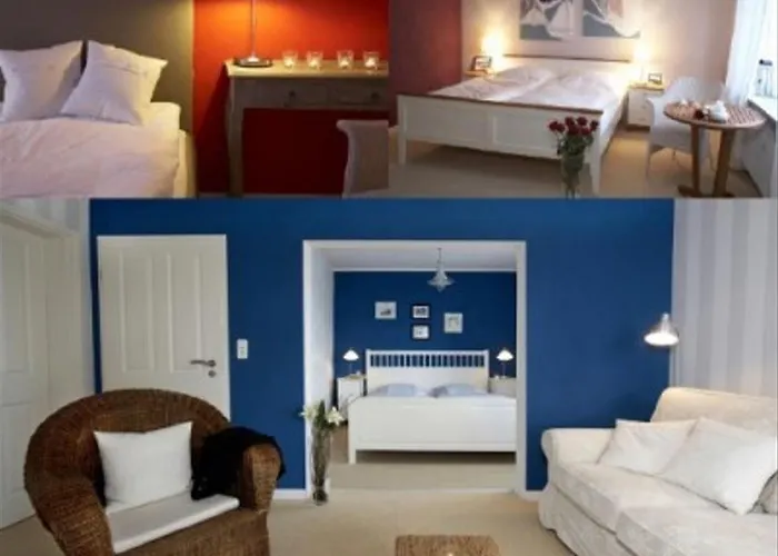 Strandhaus Edersee - Kaminzimmer, Seeblick, Badestrand, Seeterrasse 3*